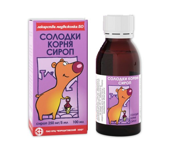 Солодки кореня сироп по 100 г у флаконі 1 шт. - БХФЗ