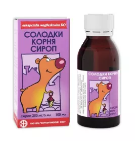Солодки кореня сироп по 100 г у флаконі 1 шт. - БХФЗ