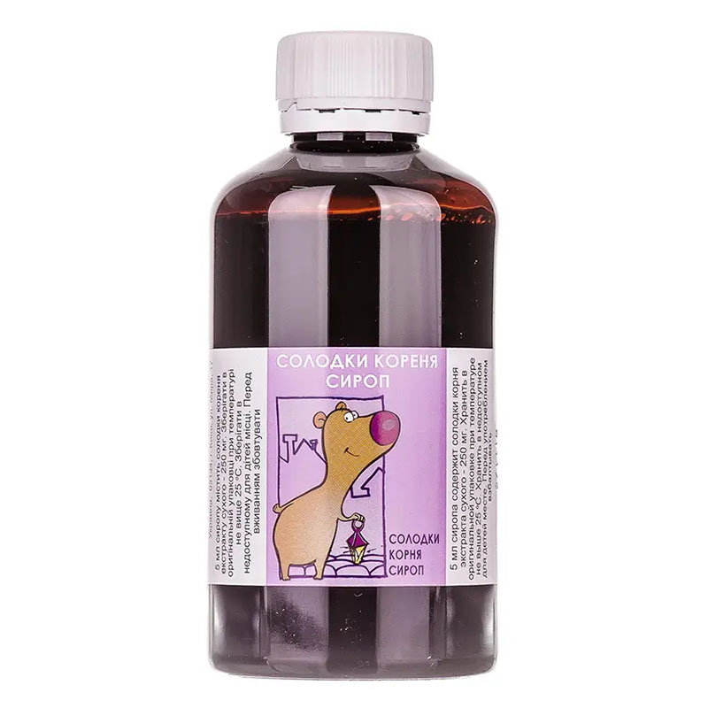 Солодки корня сироп по 200 г во флаконе 1 шт. - БХФЗ