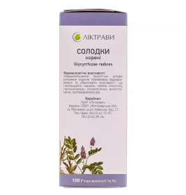 Солодки корені по 100 г у пачці 1 шт. - Ліктрави