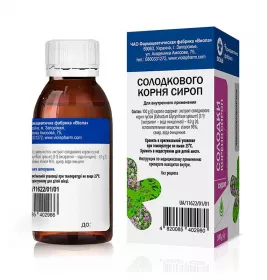 Солодки корня сироп по 100 г во флаконе 1 шт. - Виола