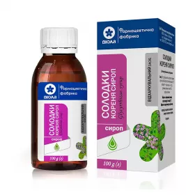 Солодки кореня сироп по 100 г у флаконі 1 шт. - Віола