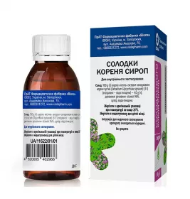 Солодки кореня сироп по 100 г у флаконі 1 шт. - Віола