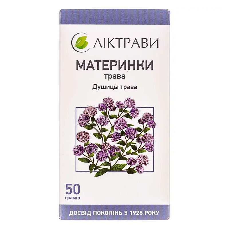Материнка трава по 50 г у пачці - Лектрави