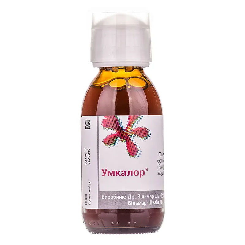 Умкалор сироп по 100 мл у флаконі 1 шт.
