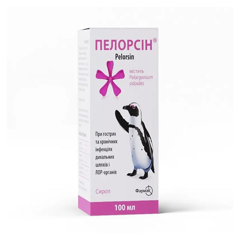 Пелорсін сироп по 100 мл у флаконі 1 шт.
