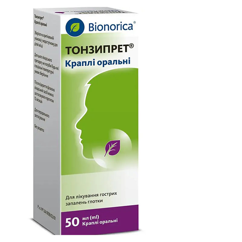 Тонзипрет краплі по 50 мл у флаконі 1 шт.