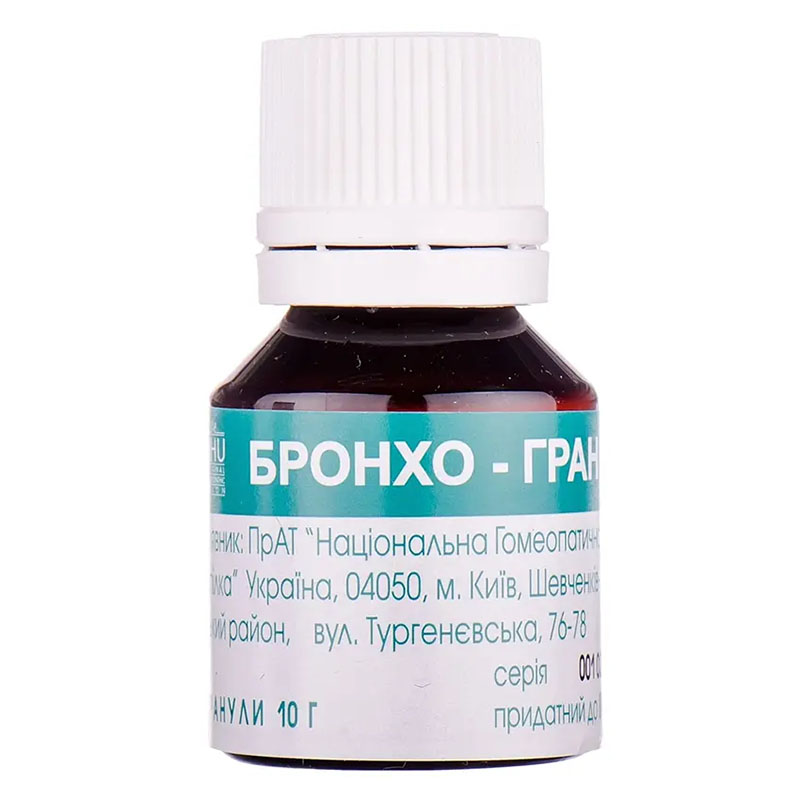Бронхо-гран гранули по 10 г у пеналі