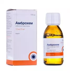 Амброхем сироп 15 мг/5 мл по 100 мл у флаконі