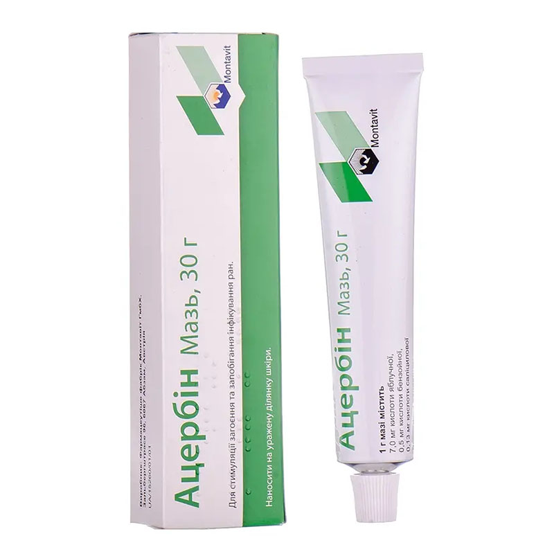 Ацербін мазь по 30 г у тубах