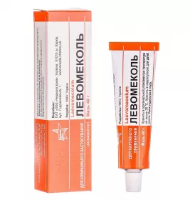 Левомеколь мазь по 40 г у тубах - Червона Зірка