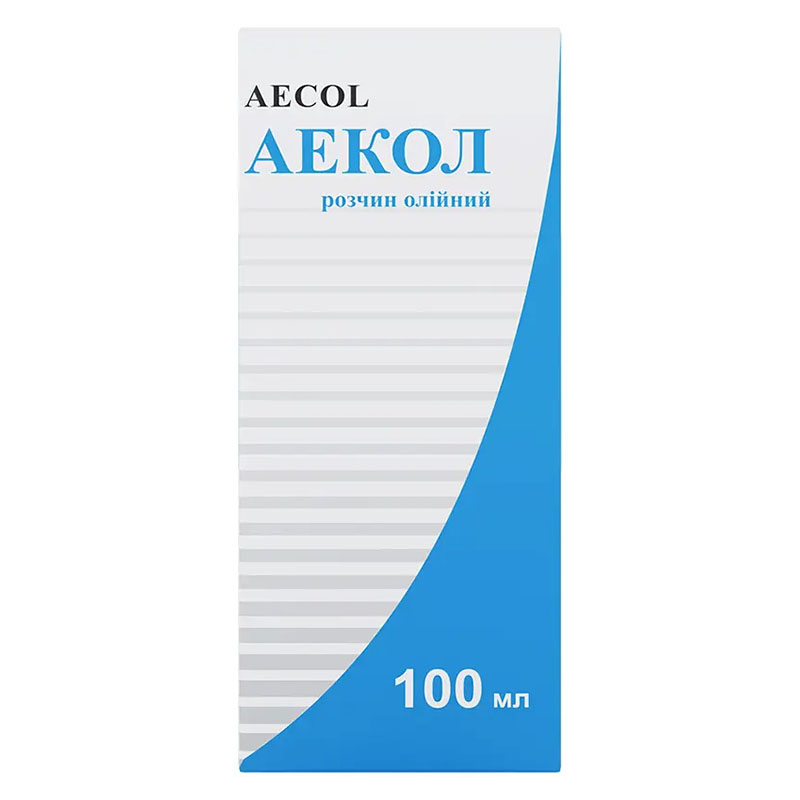 Аекол розчин по 100 мл у флаконі 1 шт.