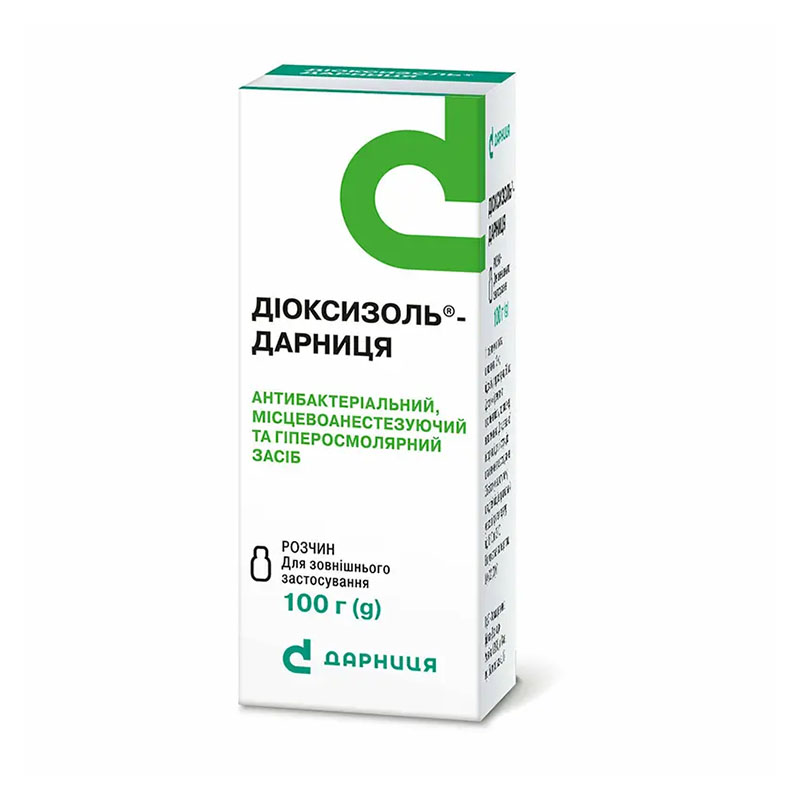 Диоксизоль-Дарница р-р фл. 100мл Диоксизоль-Дарница р-р фл. 100мл