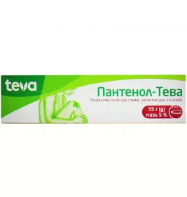 Пантенол-Тева мазь 5% по 35 г у тубах
