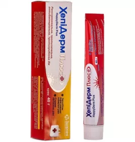 Хепідерм плюс крем по 40 г у тубах