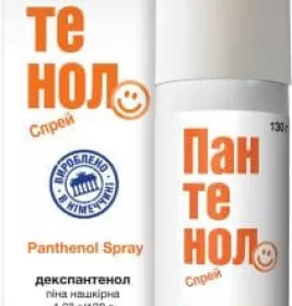 Пантенол спрей пена 4.63 г/100 г по 130 г в контейнере 1 шт. - Шовен