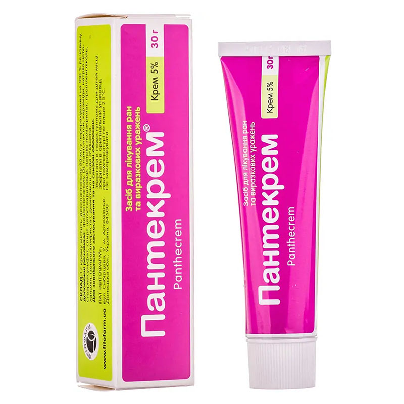 Пантекрем крем 5% по 30 г у тубах