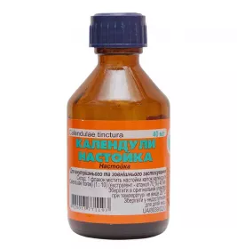 Календули настойка по 40 мл у скляному флаконі - Фітофарм