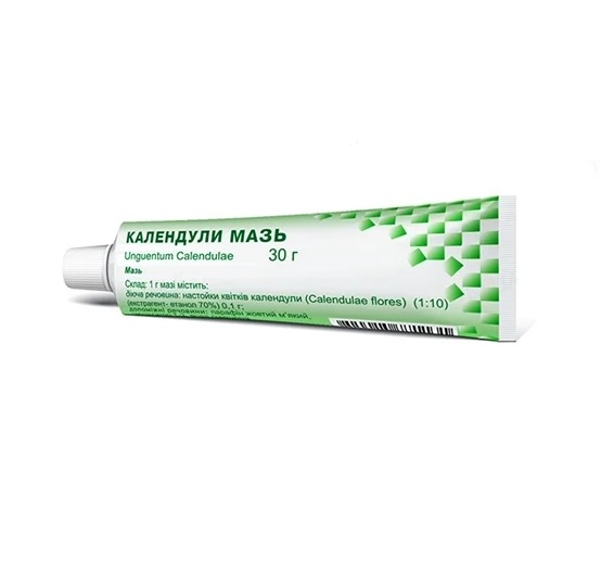 Календули мазь по 30 г у тубах - Фітофарм