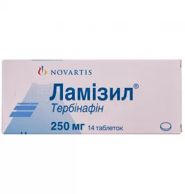 Ламізил таблетки по 250 мг 14 шт.