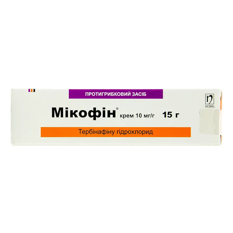 Микофин крем 10 мг/г по 15 г в тубах Микофин крем 10 мг/г по 15 г в тубах