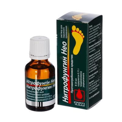 Нітрофунгін Нео розчин по 25 мл у флаконі 1 шт.