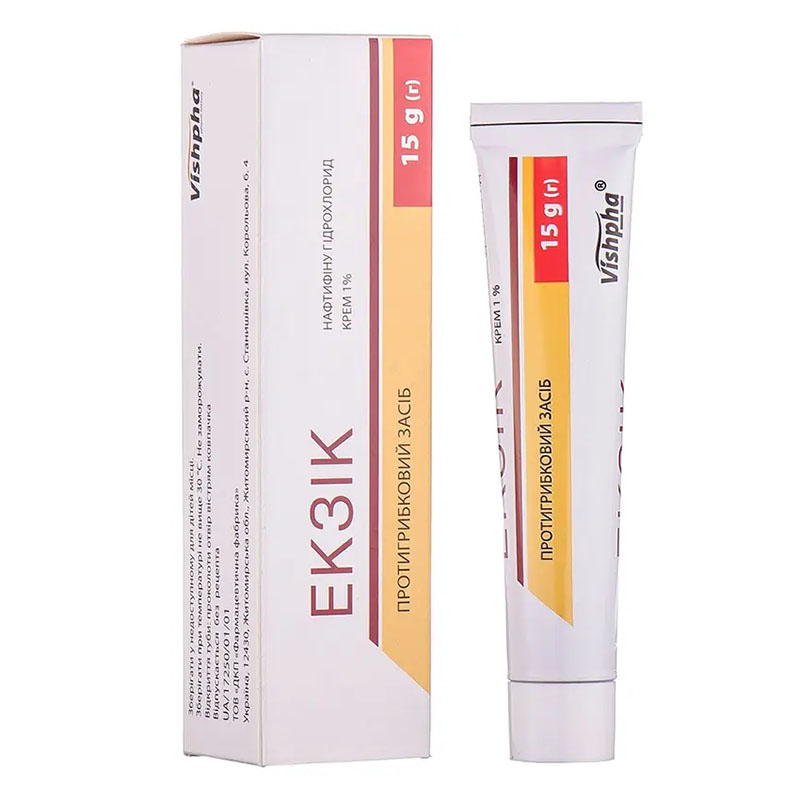 Екзік крем 1% по 15 г у тубах 1 шт.