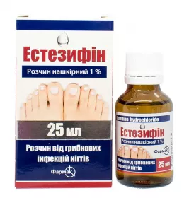Естезифін розчин 1% по 25 мл у флаконі