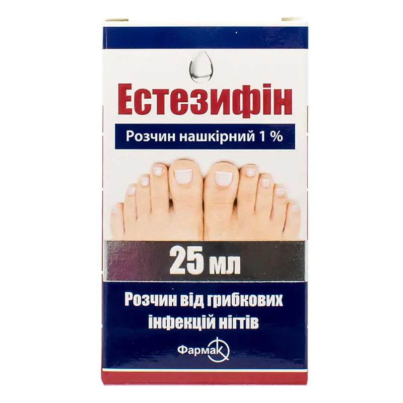 Естезифін розчин 1% по 25 мл у флаконі