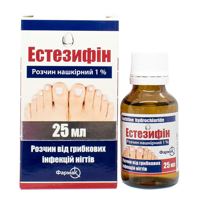Естезифін розчин 1% по 25 мл у флаконі