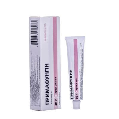 Примафунгін крем 20 мг/г по 30г у тубах