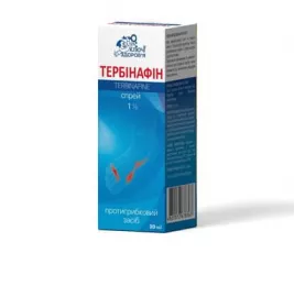 Тербінафін спрей 1% по 30 мл у флаконі 1 шт. - Ключі Здоров'я