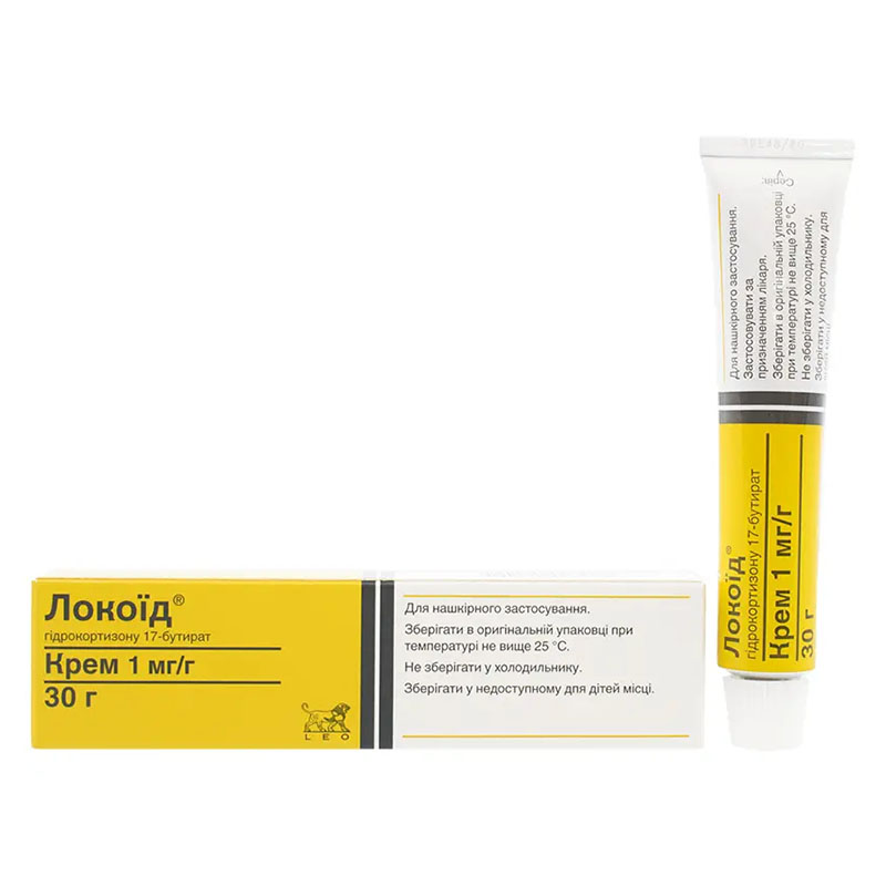 Локоїд крем 1 мг/г по 30 г у тубах