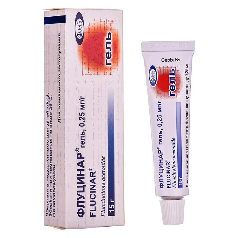 Флуцинар гель 0.25 мг/г по 15 г у тубах 1 шт.