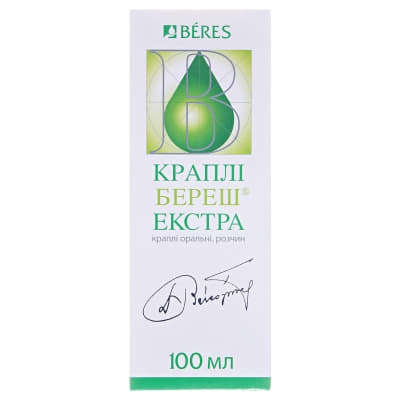 Береш Екстра краплі по 100 мл у флаконі 1 шт.