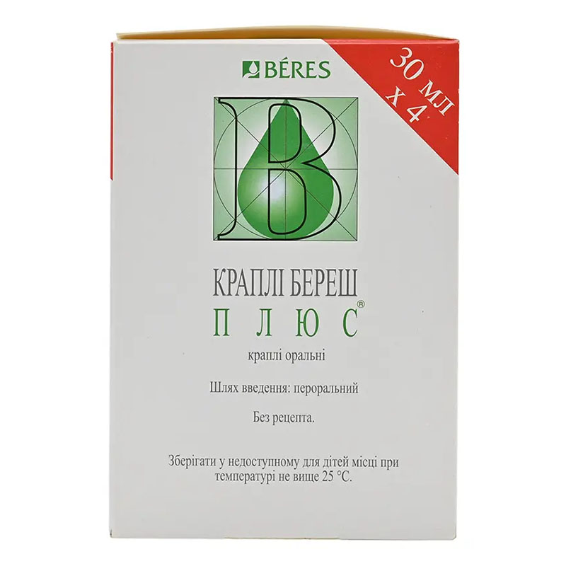 *Береш плюс краплі фл. 30мл №4