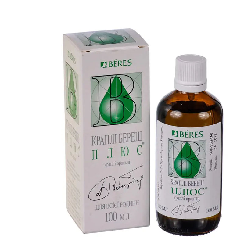 Береш плюс краплі по 100 мл у флаконі 1 шт.