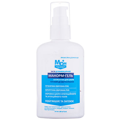 Манорм-гель засіб дезінфекційне 100мл