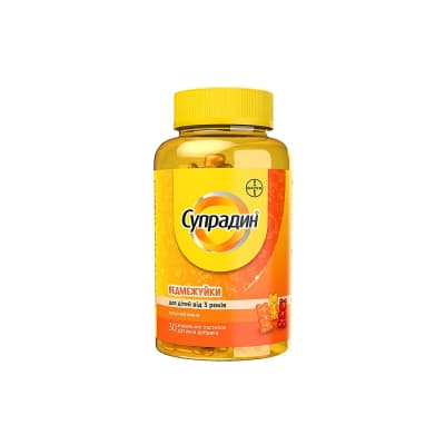 *Віта-Супрадин Ведмежуйки жувальні пастилки №30