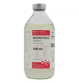 Волютенз розчин для інфузій по 500 мл у флаконі