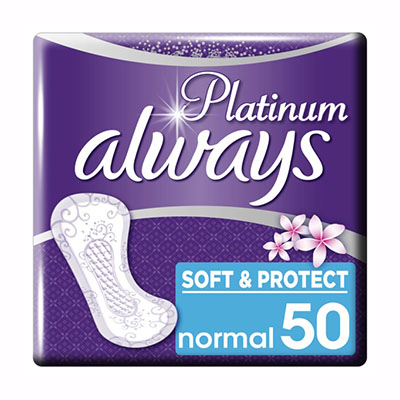 *Прокладки Always щоденні Platinum Collection Deo Normal Duo №50
