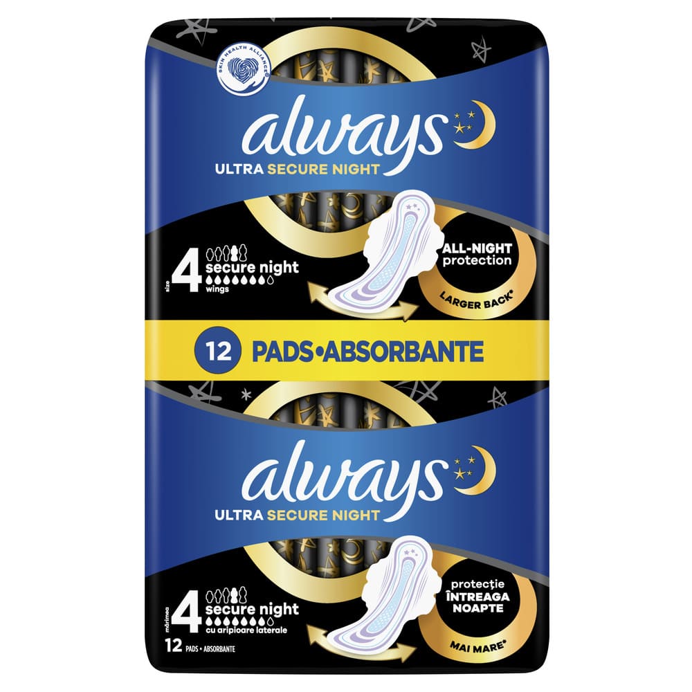 Прокладки Always Ultra Night екстра захист Duo 12