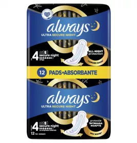 Прокладки Always Ultra Night екстра захист Duo 12