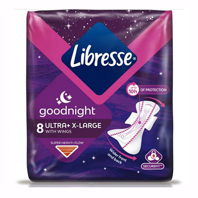 Прокладки Libresse Ultra Night extra wing №8 Прокладки Libresse Ultra Night extra wing №8