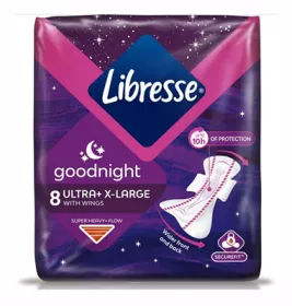 Прокладки Libresse Ultra Night extra wing №8