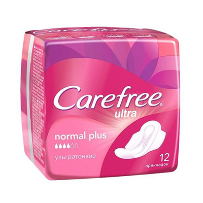 *Прокладки Carefree ultra normal plus №12