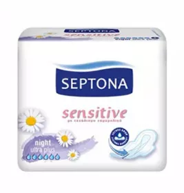 Прокладки SEPTONA SUPER FILL FREE NIGHT №8