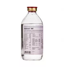 Інфезол-100 розчин для інфузій по 500 мл у флаконі 10 шт.
