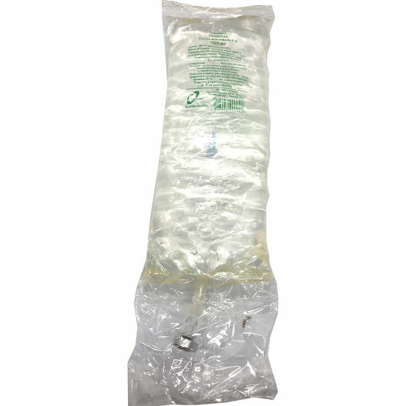 Глюкоза-Фарматрейд р-р инф. 5 % контейнер 1000 мл