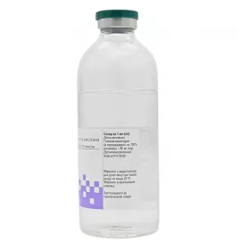 Глюкоза розчин для інфузій 5% по 200 мл у скляному флаконі 1 шт. - Юрія-Фарм